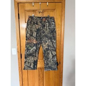 Mossy Oak Mens Camo Hunting Pants 38x30 Cotton Blend Outdoor Casual Trousers